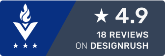 Rated 4.9/5 on DesignRush