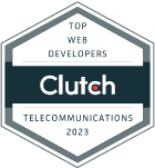 Clutch recognizes SEVEN as one of the top telecommunications web developers in 2023