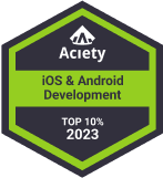 Aciety recognizes SEVEN as Top 10% iOS & Android Developers in 2023