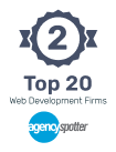 SEVEN Ranks #2 in Top 20 Web Development Firms Report - AgencySpotter